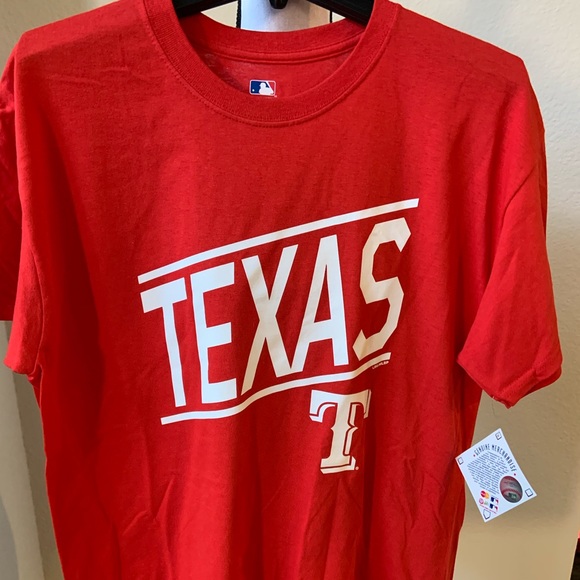 Texas Rangers MLB baseball T-SHIRT men red - Picture 1 of 4